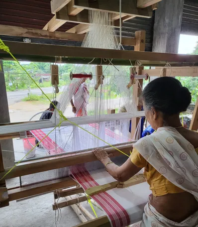 Assamese handloom Ubhain Xaal ready for starting a profitable weaving business
