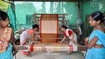 Bati preparation work at Geetika Handloom